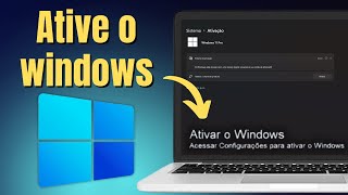 Como ATIVAR o Windows 1011 PERMANENTE Sem PROGRAMAS [upl. by Ralat29]