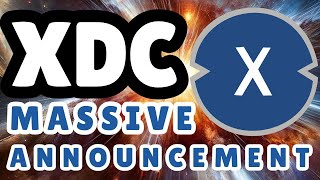 🚨XDC MASSIVE ANNOUNCEMENT🚨 [upl. by Animas528]