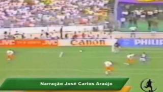 Brasil x Holanda  Copa do Mundo 94  Gol do Romário [upl. by Gronseth746]