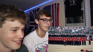 Americans React to Trooping the Colour [upl. by Oirotciv]