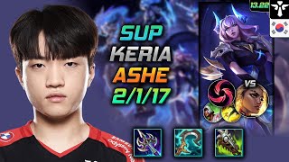 Ashe Support Build Keria Umbral Glaive Hail of Blades  LOL KR GrandMaster Patch 1322 [upl. by Daniela296]