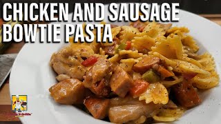 Chicken and Sausage Bowtie Pasta [upl. by Trumaine8]