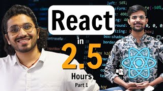 ReactJS Tutorial for Beginners  Learn React in 25 Hours  Part 1 [upl. by Eisiam]