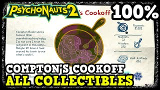 Psychonauts 2 Comptons Cookoff All Collectible Locations Figments Nuggets of Wisdom amp More [upl. by Ahsirek]