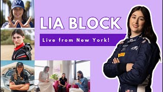 Lia Block live in NYC  F1 Academy Williams Racing and the Miami Grand Prix [upl. by Htabazile]