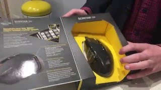 Corsair Scimitar RGB Black Edition Gaming Mouse UNBOXING [upl. by Ongineb]