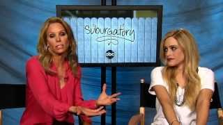 Talking SUBURGATORY with Cheryl Hines and Carly Chaikin [upl. by Hasty]