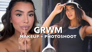 Photoshoot GRWM  Makeup  Vlog 📸💫✨ [upl. by Ahkeber]