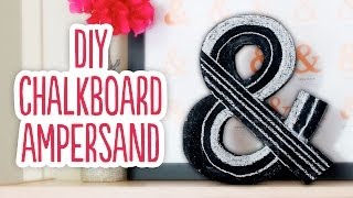 DIY Chalkboard Ampersand [upl. by Mozart]