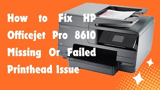 HP Officejet Pro 8610 Troubleshooting Alignment Error [upl. by Alyssa546]