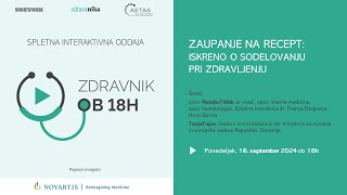 ZAUPANJE NA RECEPT iskreno o sodelovanju pri zdravljenju [upl. by Miun]