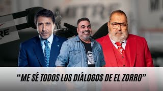 El pase de Eduardo Feinmann y Jorge Lanata con Moldavsky “Me sé todos los diálogos de El Zorro” [upl. by Yendic253]