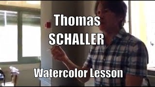 Thomas W Schaller Watercolor Lesson and TIPS  a part of EPC Art Courses 03 [upl. by Tjader]