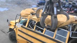 tearing apart a school bus [upl. by Viking]