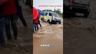 KITENGELA FLASH FLOODS PEOPLE WOKE UP TO THISRESCUE MISSION ONGOING kenyafloodrain shortsviral [upl. by Anazus]