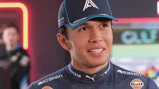 Alex Albon Qualifying Interview  2024 Bahrain Grand Prix [upl. by Eilloh]