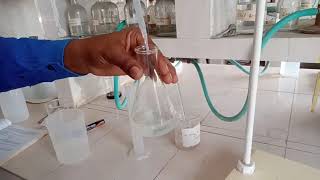 determ strength of FAS by dichromate method using N phenyl anthranilic acid as a internal indicator [upl. by Burrell]