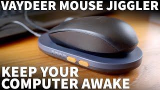 Vaydeer Mouse Jiggler Review  Mouse Mover Work From Home and Keep Your Computer Awake [upl. by Nyleahcim]