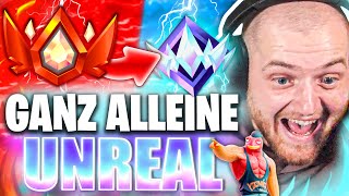 😱🥵SOLO in CHAMPION LOBBYS  Road to UNREAL ganz ALLEINE OHNE PROFIS in Fortnite [upl. by Arbua]