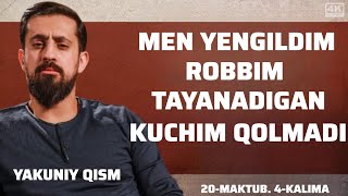 Men Yengildim Robbim Tayanadigan Kuchim Qolmadi  Mehmet Yildiz  4kalima [upl. by Nimajeb32]