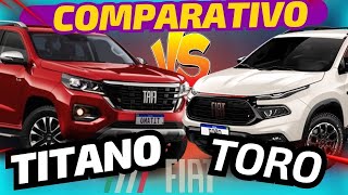 Qual MELHOR PICAPE Da FIAT em 2024 até 220 mil❓ Fiat TITANO ENDURANCE 2025 ou Fiat TORO ULTRA 2024 [upl. by Jasmin]