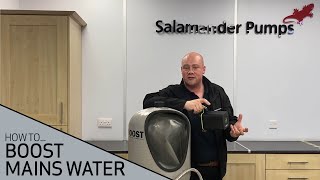 Boost Mains Water Pressure  Busting the Myths  Salamander Pumps [upl. by Cathe]