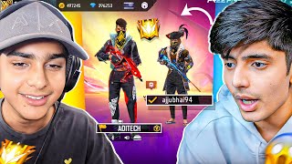 Ajjubhai amp Aditech Pranked With Funny Youtuber Gone Wrong 🤯  Garena Free Fire Max [upl. by Dennet170]