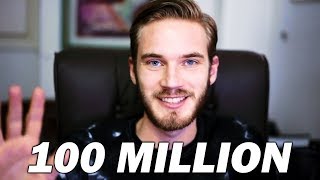 PewDiePie Finally Hits 100 Million Subscribers [upl. by Monte]