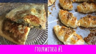 Ftourwithso 1  Brick viande hachéekiri et croissant saumontartare [upl. by Innos]