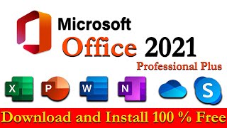 How Download And Install MS Office 2021 with Activation Key For Free  MS Word  Power Point  Excel [upl. by Rollie365]