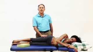 QUADRATUS LUMBORUM – Side Lying Stretch [upl. by Ephrem370]