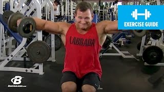 How to Seated Dumbbell Side Lateral Raise with Hunter Labrada  Exercise Guide [upl. by Adnale]