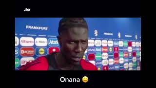 Amadou onana “Andre is not even my name mate” onana😑 [upl. by Cressida]