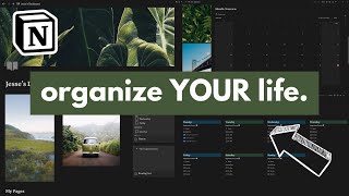 how i organize my life  Notion tour for beginners [upl. by Stalker]