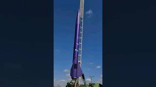 We Launched our 16Foot tall rocket on O motor impulse one year ago today diy rocketry science [upl. by Nossah813]