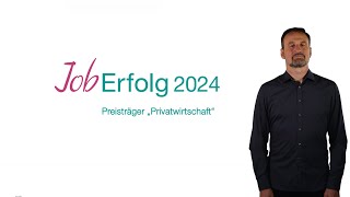 Preisträger des „JobErfolg 2024 – Privatwirtschaftquot Dachser [upl. by Lienhard597]