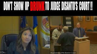 DON’T SHOW UP DRUNK IN JUDGE DISANTO’S COURT … IT WON’T END WELL [upl. by Netti]