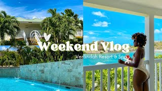 WEEKEND VLOG The Verandah Resort amp Spa  Antigua STAYCATION  As Told by Ali [upl. by Anaiv]