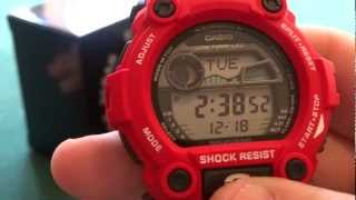 CASIO GSHOCK REVIEW AND UNBOXING G7900A4 RESCUE RED [upl. by Thomajan]