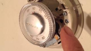 DIY Honeywell t 87 thermostat mercury bulb [upl. by Tarrah]