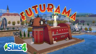 Futurama  Planet Express  The Sims 4  No CC [upl. by Elwira]