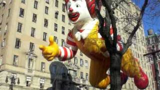 Macys Thanksgiving Day Parade Ronald McDonald [upl. by Hardan]