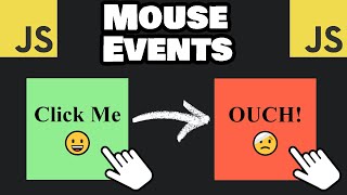 Learn JavaScript MOUSE EVENTS in 10 minutes 🖱 [upl. by Kean]