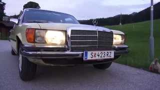 Mercedes S Class w116 280s closer lookidling HD [upl. by Ahsiened]