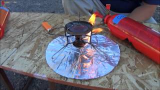 MSR Whisperlite Stove Review using gasoline [upl. by Willcox]