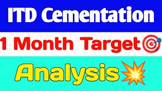 ITD Cementation share🔥itd cementation share target💥 itd cementation india limited share latest news [upl. by Mayfield]