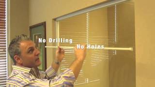 How to Install a Spring Tension Curtain Rod [upl. by Lamson556]