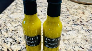 Making Jamaican Scotch Bonnet Pepper Sauce [upl. by Ased]