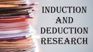 Induction and Deduction Research  Kinds of Research  Research Methodology  Law Guru [upl. by Sheeb]