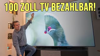 100 Zoll Jumbo TV endlich bezahlbar  Samsung 98quot Q80C Fernseher im Test [upl. by Wistrup621]